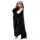 Animal Fluffy Fleece Unisex Hooded Blankets - Panda