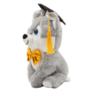 Graduation Plush Dog Toy