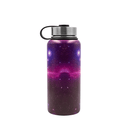 Iconix Purple Midnight Stainless Steel Hot and Cold Flask - Stainless Steel Lid