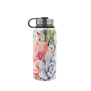 Iconix Succulent Selection Stainless Steel Hot and Cold Flask - Stainless Steel Lid
