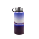 Iconix Table Mountain Cityscape Stainless Steel Hot and Cold Flask - Stainless Steel Lid