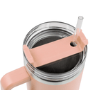 1.2L Stainless Steel Thermo Travel Flask with handle - Peach