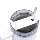 1.2L Stainless Steel Thermo Travel Flask with handle - White