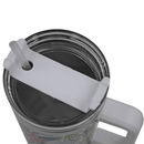 1.2L Stainless Steel Thermo Travel Flask with handle - Floral Burst