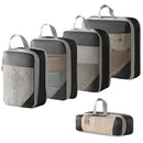 Iconix Premium 5 Piece Travel Organizers with Breathable Mesh