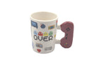 "Game Over" Retro Gamer Mug with Red Game Controller Handle