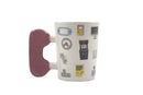 "Game Over" Retro Gamer Mug with Red Game Controller Handle
