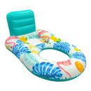 Flamingo Tropical Inflatable Pool Lounger cup holder