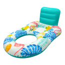 Flamingo Tropical Inflatable Pool Lounger cup holder
