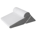 3 Piece Adjustable Memory Foam Wedge Pillow with Headrest