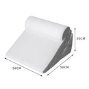 3 Piece Adjustable Memory Foam Wedge Pillow with Headrest