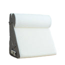 3 Piece Adjustable Memory Foam Wedge Pillow with Headrest