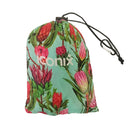 Water Resistant Picnic and Beach Throw/Mat (210×200cm) - Blue Protea