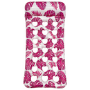 Single Leaf Pool Float – Extra Wide Inflatable Lounger - Pink Leaf
