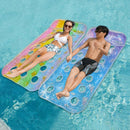 Single Sparkle Pool Float – Rainbow Glitter Lounger