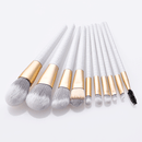 10-Piece White Ombre Makeup Brush Set Makeup Brush Iconix
