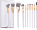 10-Piece White Ombre Makeup Brush Set Makeup Brush Iconix