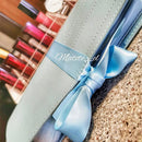 12 Piece Makeup Brush Set With Pouch - Turquoise Iconix