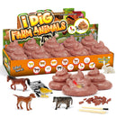 12Pc Junior Dig Kit - Farm Animals digging kits Iconix