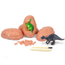 12Pc Junior Dig Kit - Pink Dino Eggs Digging Kits Iconix