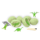 12Pc Junior Glow In the Dark Dig Kit - Green Dino Eggs Digging Kits Iconix