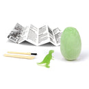 12Pc Junior Glow In the Dark Dig Kit - Green Dino Eggs Digging Kits Iconix