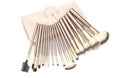 24 Piece Champagne Gold Makeup Brushes Set Iconix