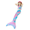 3 Piece Kids Candied Colours Mermaid Bikini | GB69 mermaid swimsuits Iconix