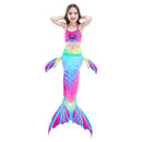 3 Piece Kids Multi-Colour Mermaid Bikini | DH02 mermaid swimsuits Iconix