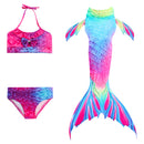 3 Piece Kids Multi-Colour Mermaid Bikini | DH02 mermaid swimsuits Iconix