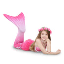 3 Piece Kids Pink Princess Mermaid Bikini | GB39 mermaid swimsuits Iconix