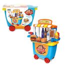 33pc Kids Pretend Barbeque Trailer Playset on Wheels pretend play Iconix