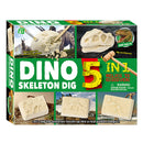5-in-1 Junior Archaeology Dig Kit - Dino Skeleton Digging Kits Iconix