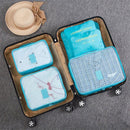 6 Pieces Travel Luggage Organiser Set Storage & Organization Iconix