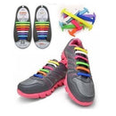 A Pair of Elastic Silicone Shoes Lace Outdoor Iconix