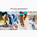 A Pair of Elastic Silicone Shoes Lace Outdoor Iconix