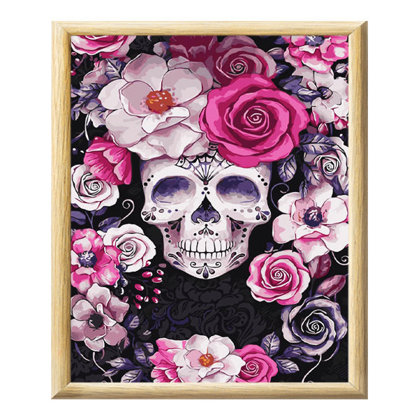 Iconix Paint By Numbers Kit for Adults Dia de los Muertos