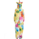 Adults Orange Starry Unicorn Adult Onesies Iconix
