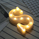 Alphabet Letter LED Light Lighting Iconix
