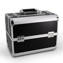 Aluminium Frame Fold-out Cosmetic Case - 740 Cosmetic Organiser Iconix