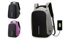 Anti-Theft Backpack with USB Charging Port Outdoor Iconix