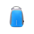 Anti-Theft Backpack with USB Charging Port Outdoor Iconix Sky Blue