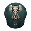Baby Elly DJ Mouse Pad with Gel Wrist Guard Support Mouse Pads Iconix