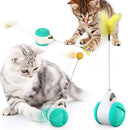 Ball and Feather Balancing Toy for Cats Iconix