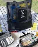 Beach and Picnic Tote Bag with Cooler Iconix