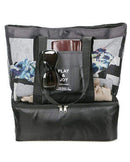 Beach and Picnic Tote Bag with Cooler Iconix Black
