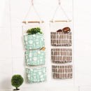 Behind the door hanging Storage Organizer with 3 Pockets Storage & Organization Iconix
