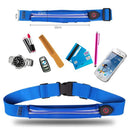 BUBM Running Belt With Reflective Light Outdoor Iconix