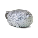 Chubby Seal Plush Toy and Pillow Plush Toys Iconix Dark Grey