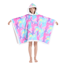 Cosmic Pink Hooded Poncho Blanket Kids Blanket Hoodies Iconix